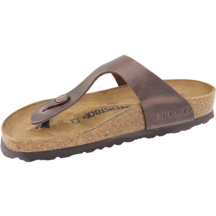 Birkenstock Gizeh moteriškos šlepetės, rudos