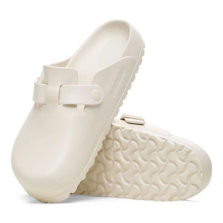 Birkenstock Boston EVA šlepetės moterims, kreminės