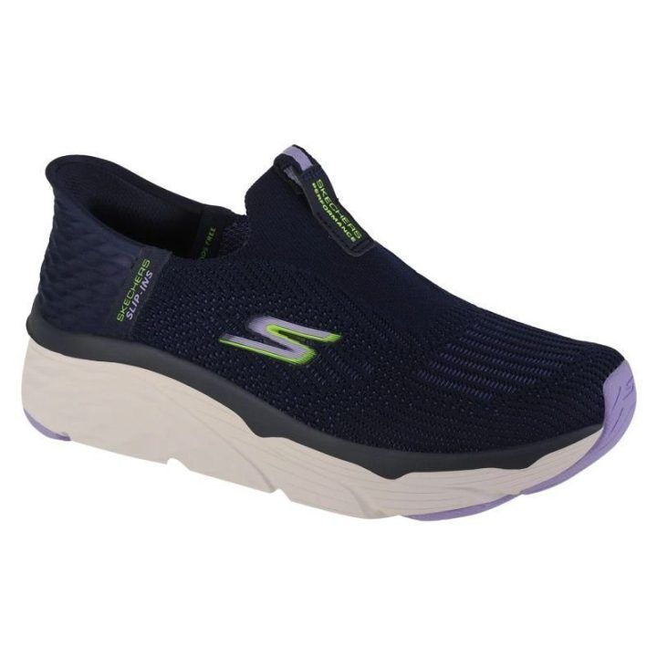 Skechers Slip-Ins Max Cushioning Smooth bateliai, tamsiai mėlyni