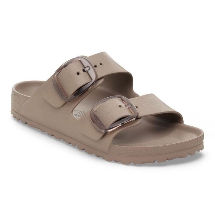 Birkenstock Arizona Big Buckle EVA šlepetės, pilkai smėlio spalvos