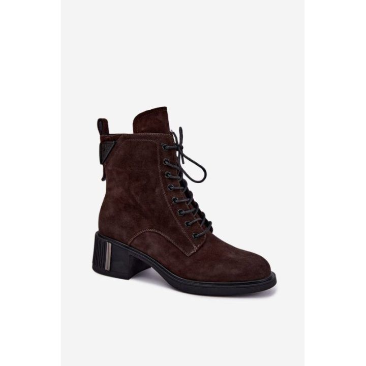 Zomšos imitacijos aulinukai su kulnu Step in style