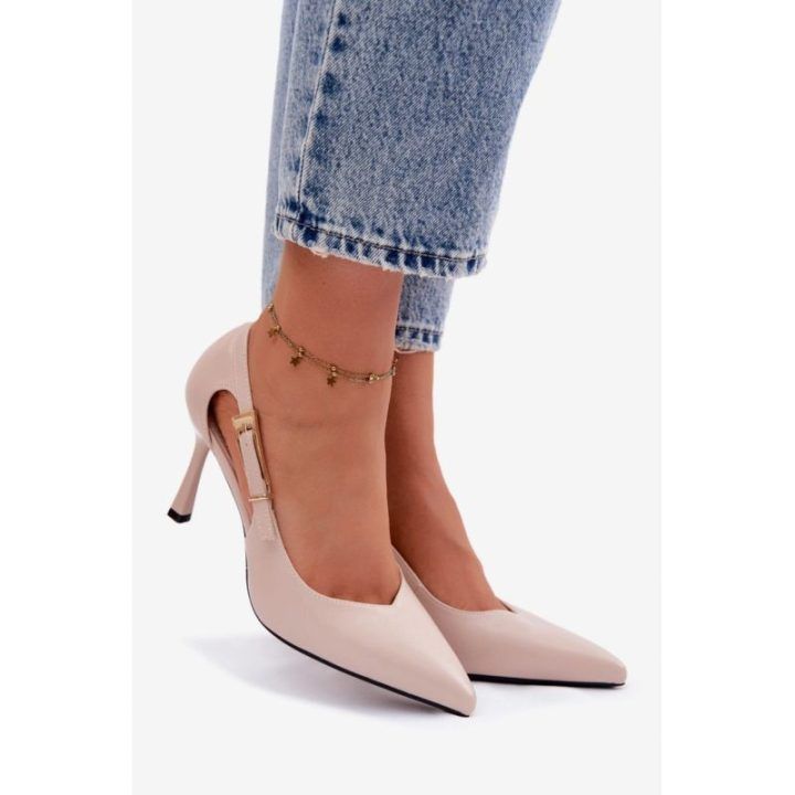 Kūno spalvos aukštakulniai bateliai Step in style