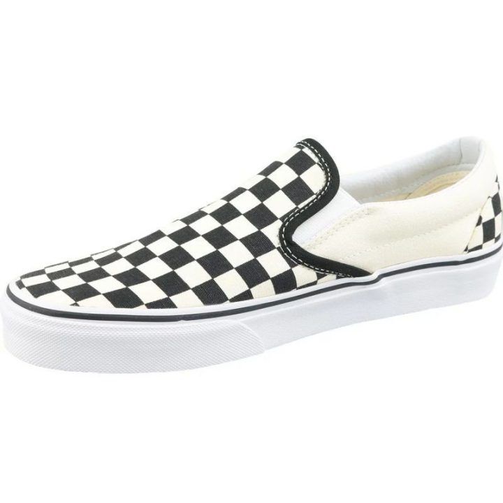 Vyriški Vans Classic Slip-On bateliai, juodai balti