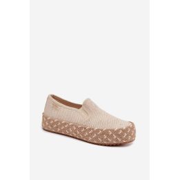 Smėlio spalvos espadrilės Step in style