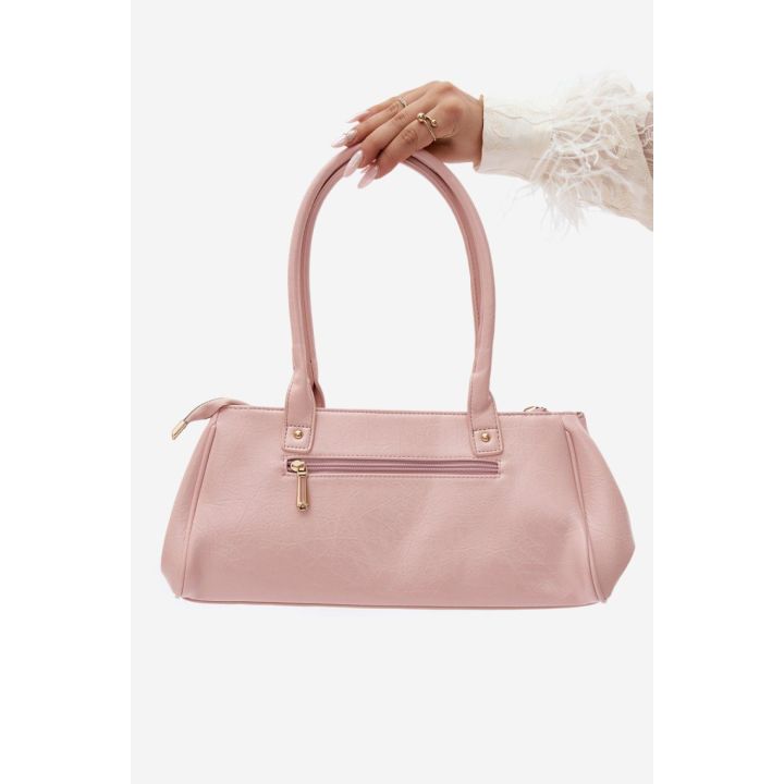 Rankinė per petį su užtrauktuku ir vidinėmis kišenėmis Step in style