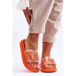 Moteriškos šlepetės su platforma Orange Brave BSB25230