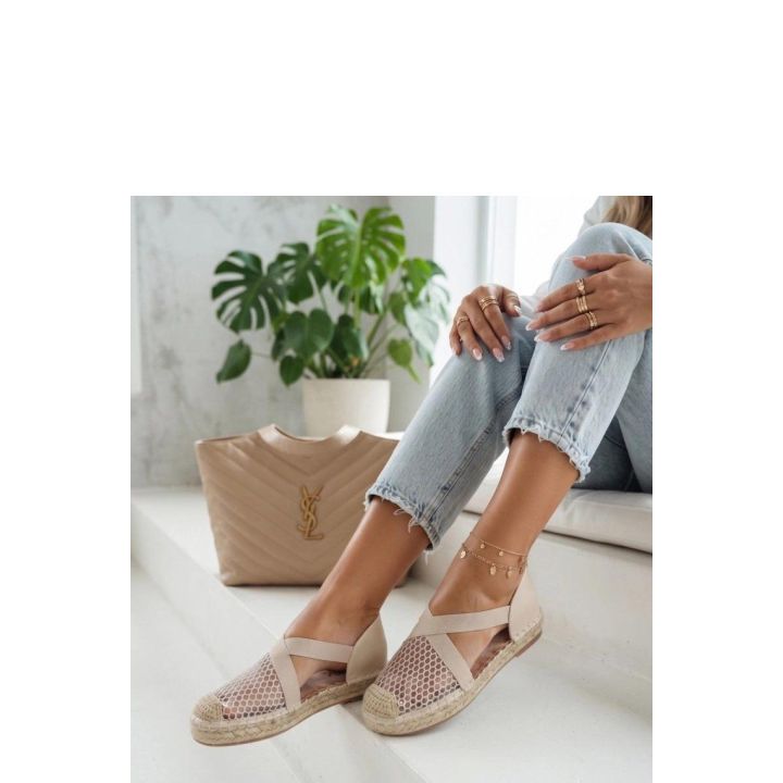Kreminės espadrilės Solea