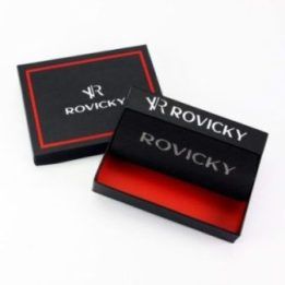 Piniginė Rovicky – juoda / raudona