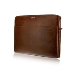 Natūralios odos nešiojamojo kompiuterio dėklas 15' Solier SA24A Vintage Brown