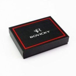 Piniginė Rovicky – juoda / raudona