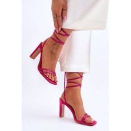 Basutės aukštu kulnu Step In Style – rožinė