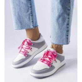 Balti retro Shari sportbačiai