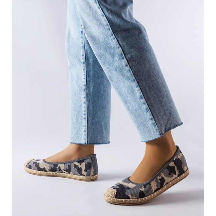Pilkos espadrilės Benedum Gemre – rusvai pilka
