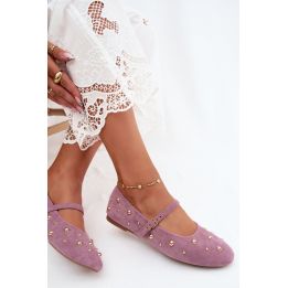 Balerinos Step in style su aukso spalvos detalėmis