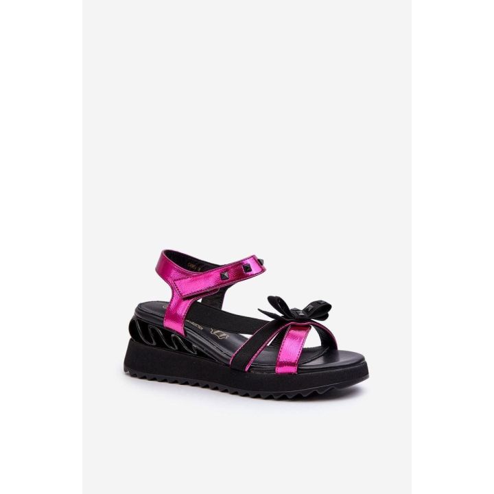 Rožinės basutės su kulnu Step in style