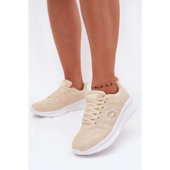 Smėlio spalvos platforminiai sportbačiai Step in style