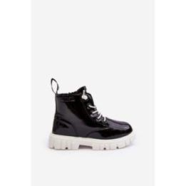 Vaikų blizgantys dygsniuoti batai Big Star MM374147 Black BSB27683