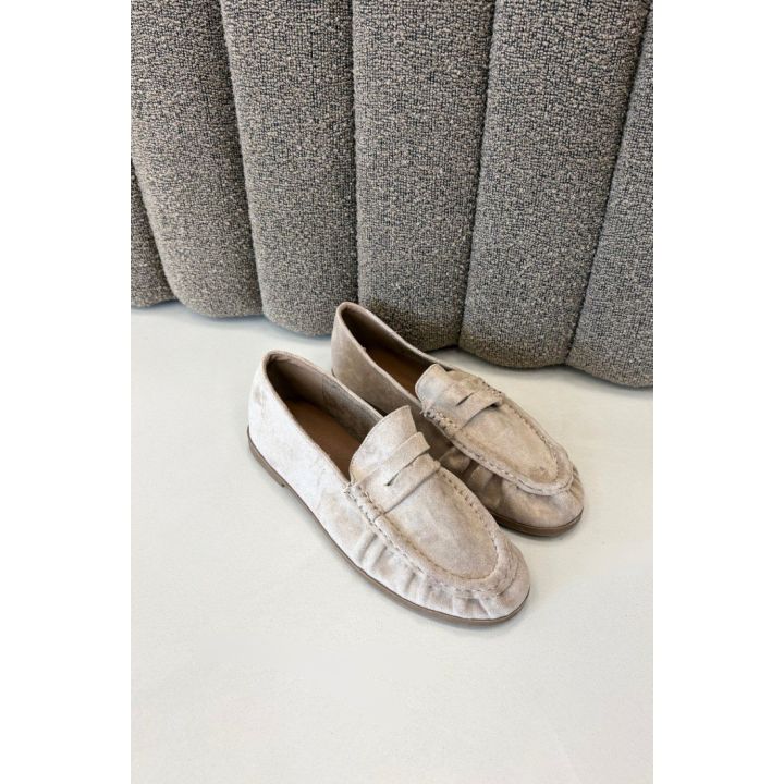 Mokasinai su zomšos imitacijos viršutine medžiaga Step in style