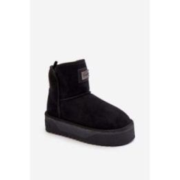 Neperšlampami sniego batai ant platformos DFranklin DFSH371004 Black