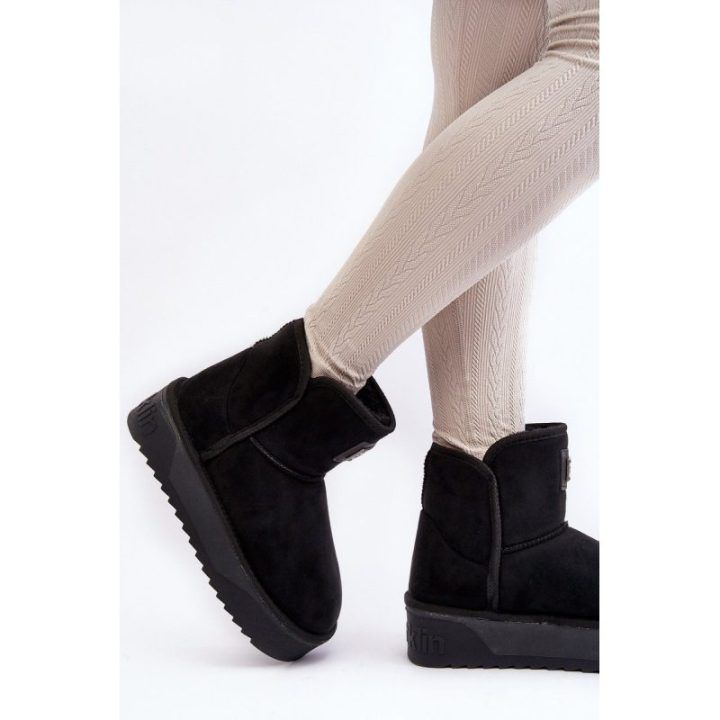 Neperšlampami sniego batai ant platformos DFranklin DFSH371004 Black