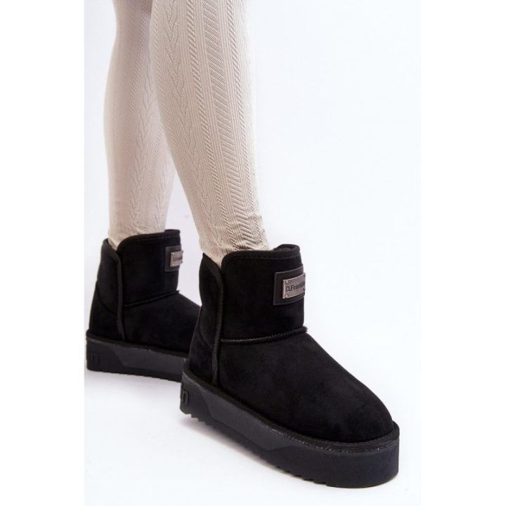 Neperšlampami sniego batai ant platformos DFranklin DFSH371004 Black