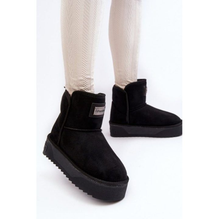 Neperšlampami sniego batai ant platformos DFranklin DFSH371004 Black