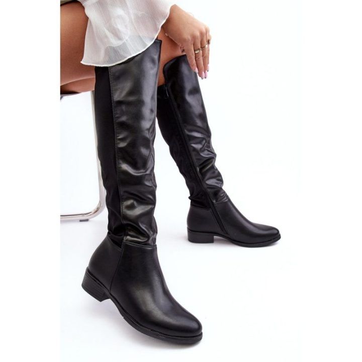 Odiniai Ilgaauliai batai SBarski HY27098A Black