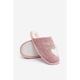 Klasikinės šlepetės su vilnoniu pamušalu Pink Mabira