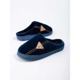 Tamsiai mėlynos vyriškos šlepetės