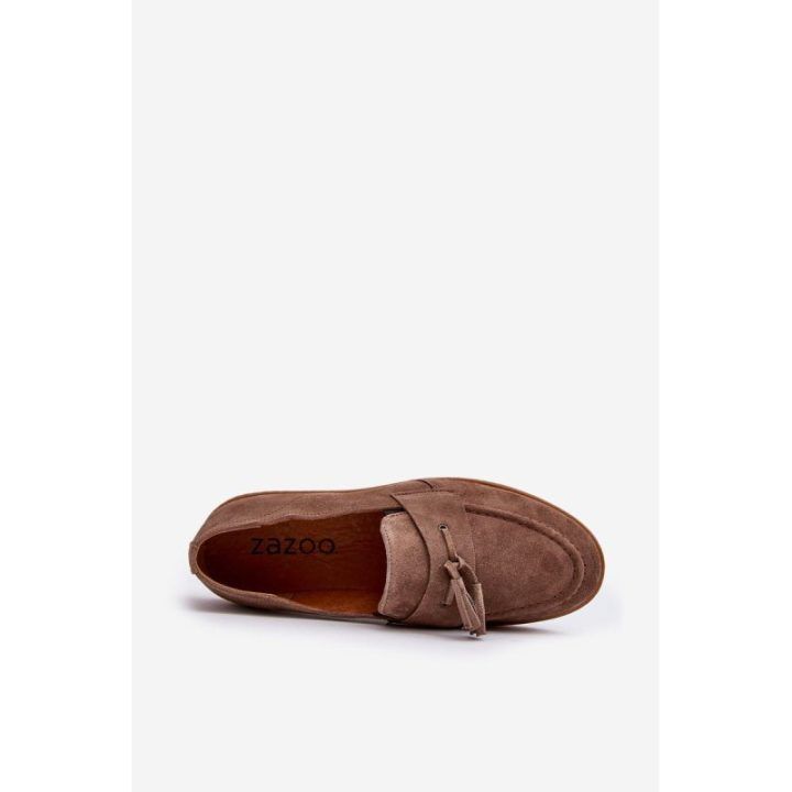 Vyriški zomšiniai batai Zazoo 1566 Brown