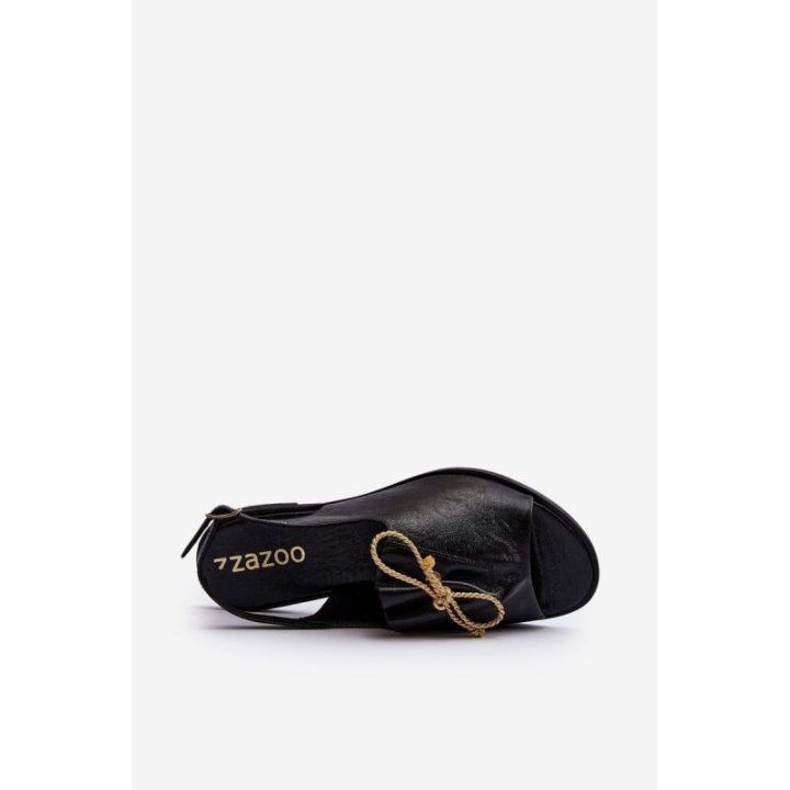 Plokšti sandalai Zazoo 2898 Black
