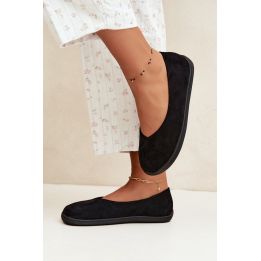 Moteriškos balerinos barefoot Hollin, juodos