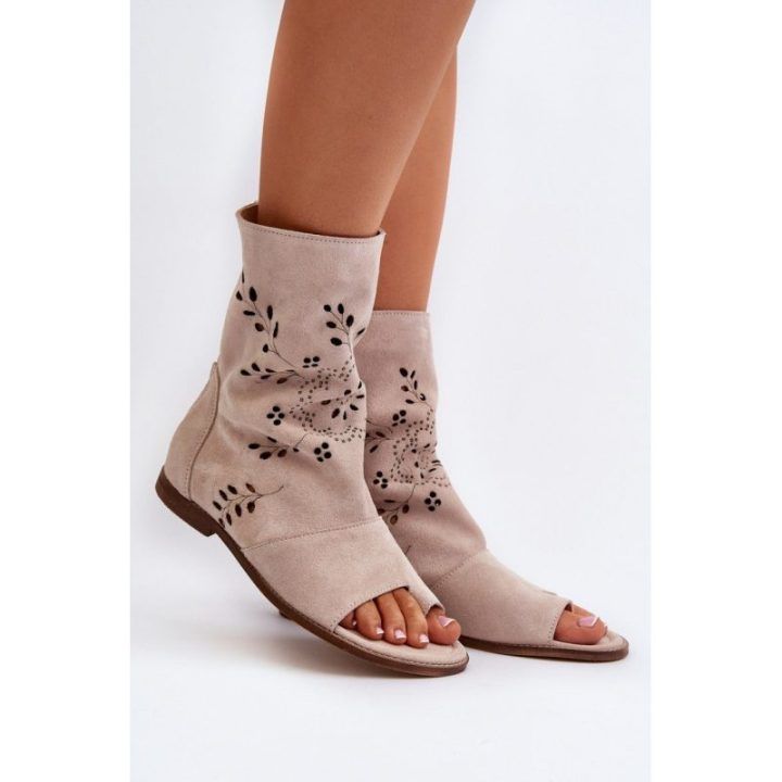 Sandalai Step In Style – tamsiai smėlio