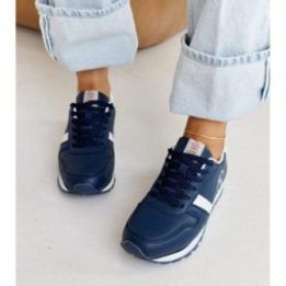 Jūrinės mėlynos spalvos moteriški kedai CROSS JEANS