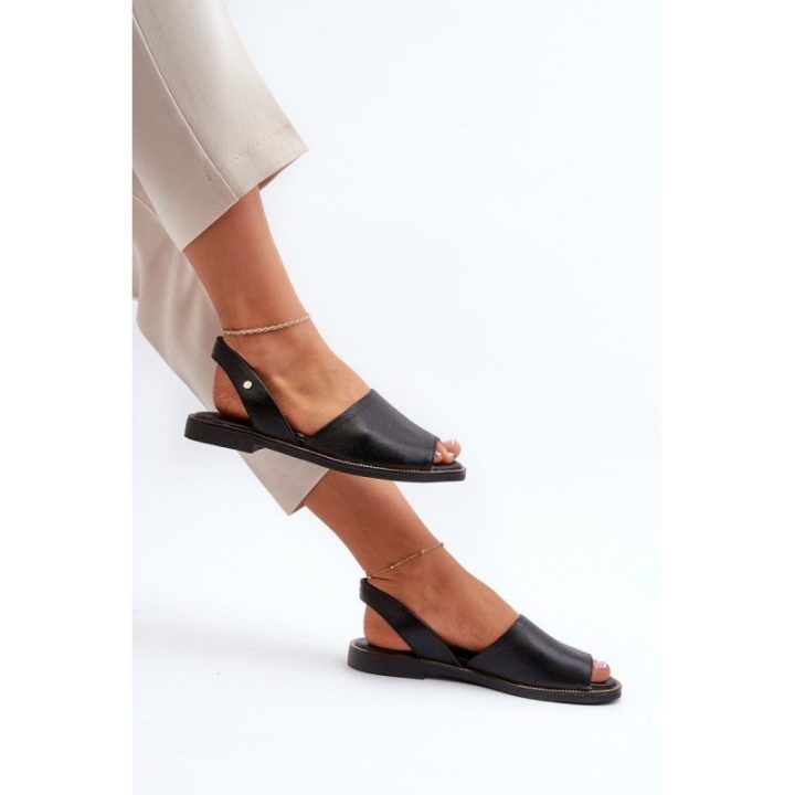 Odiniai sandalai Alivia Black