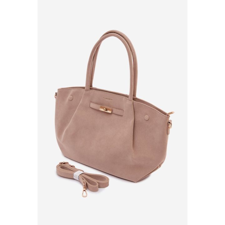 Rankinė per petį su aukso spalvos detalėmis Flora&Co