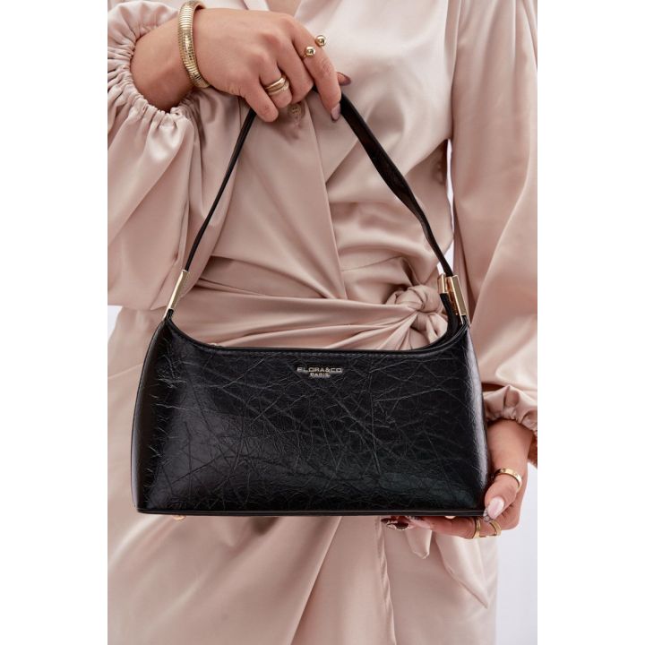Juoda rankinė per petį Flora & Co Paris