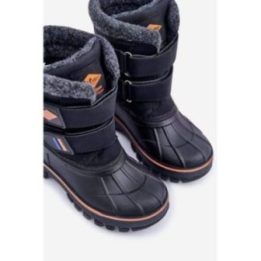 Vaikiški žieminiai batai su velcro Lee Cooper LCJ 2865K juodi