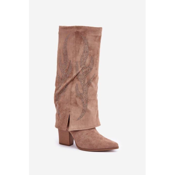 Ilgaauliai batai Step In Style – smėlio