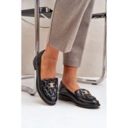 Odiniai mokasinai Step In Style – juoda