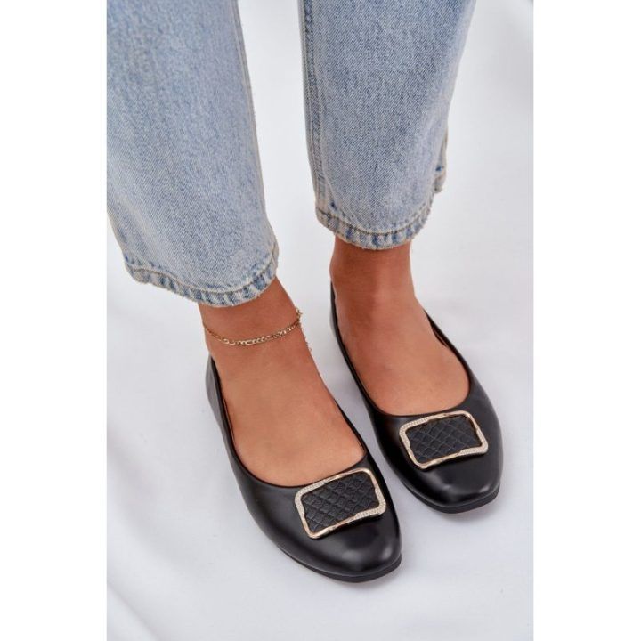 Balerinos bateliai Step In Style – juoda