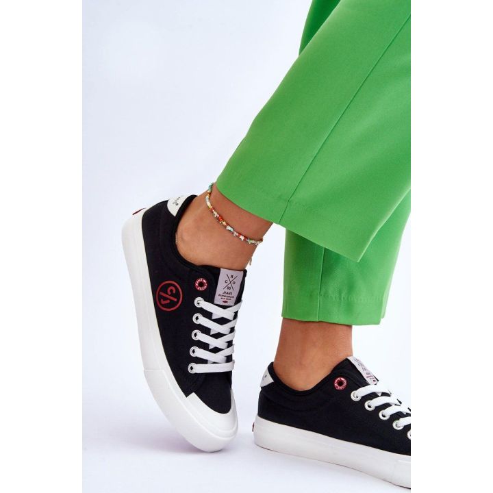 Moteriški sportbačiai Cross Jeans, juodi