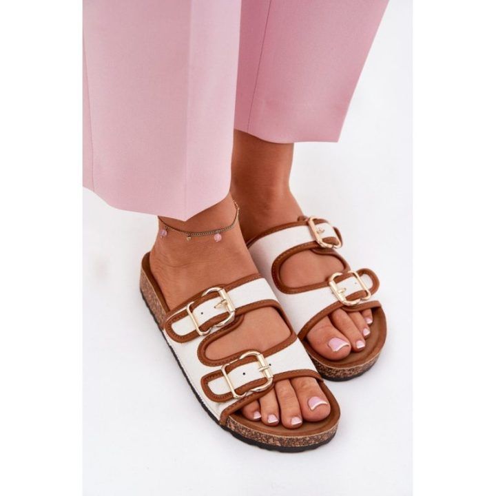 Šlepetės paplūdimiui Step In Style – balta