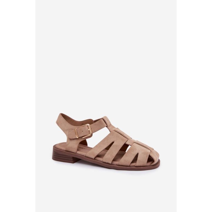 Smėlio spalvos basutės Step in style