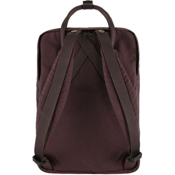 Kuprinė Fjällräven Kånken Laptop 15", bordo spalvos