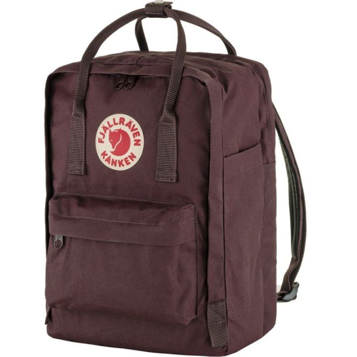 Kuprinė Fjällräven Kånken Laptop 15", bordo spalvos