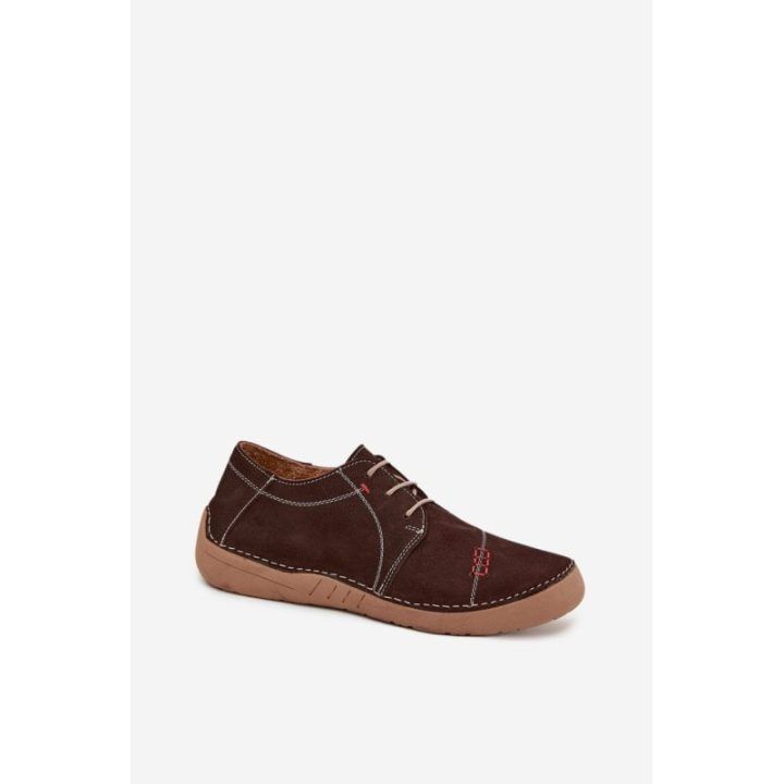 Rudi moteriški pusbačiai iš zomšos Step in Style
