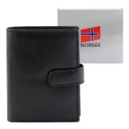 Piniginė juoda klasikinė Nordee