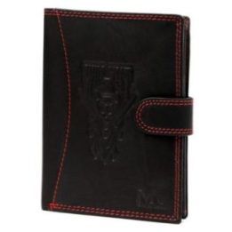 Vyriška odinė piniginė su užsegimu 10,5×13 cm Money Keeper