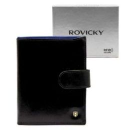 Vyriška odinė piniginė su RFID apsauga Rovicky